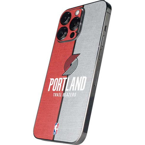 NBA Portland Trail Blazers Canvas iPhone 15 Pro Skin
