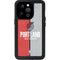 NBA Portland Trail Blazers Canvas iPhone 14 Pro Waterproof Case