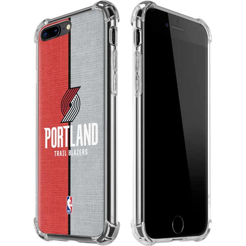 NBA Portland Trail Blazers Canvas iPhone 7/8 Plus Clear Case