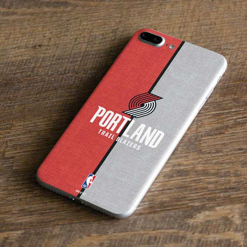 NBA Portland Trail Blazers Canvas iPhone 8 Plus Skin