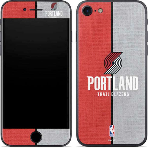 NBA Portland Trail Blazers Canvas iPhone 8 Skin