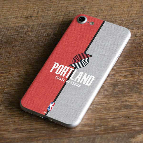 NBA Portland Trail Blazers Canvas iPhone 8 Skin
