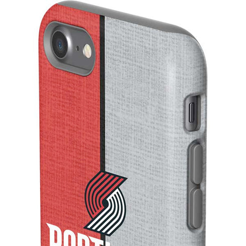 NBA Portland Trail Blazers Canvas iPhone SE (2nd & 3rd Gen) Pro Case