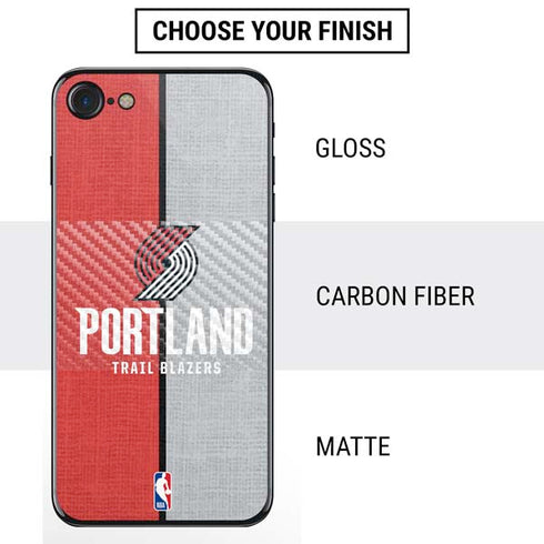 NBA Portland Trail Blazers Canvas iPhone SE (2nd & 3rd Gen) Skin