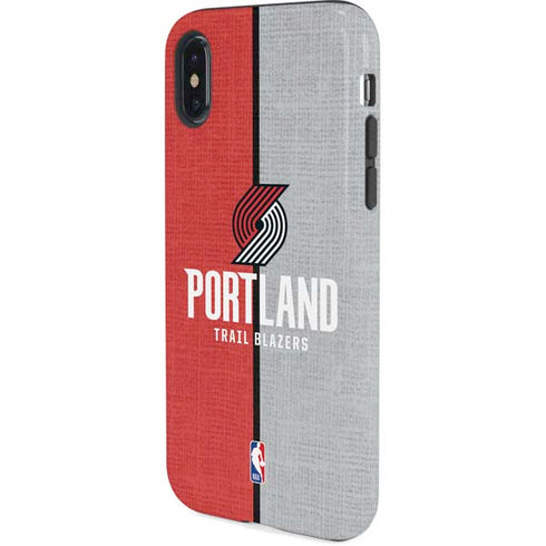 NBA Portland Trail Blazers Canvas iPhone X Pro Case