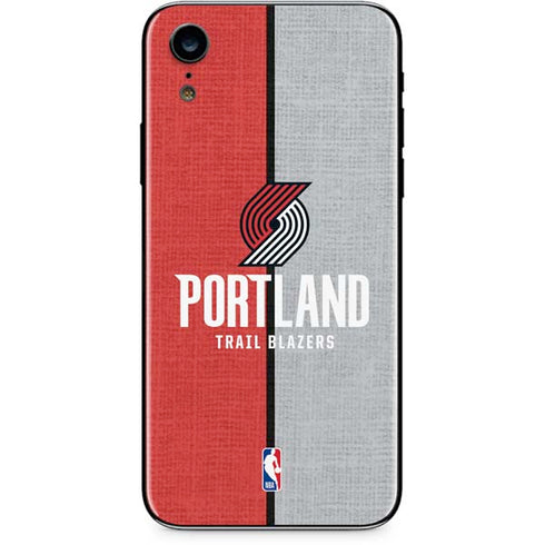NBA Portland Trail Blazers Canvas iPhone XR Skin