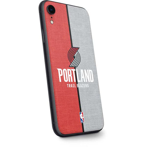 NBA Portland Trail Blazers Canvas iPhone XR Skin