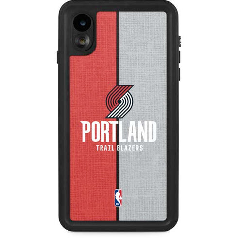 NBA Portland Trail Blazers Canvas iPhone XR Waterproof Case
