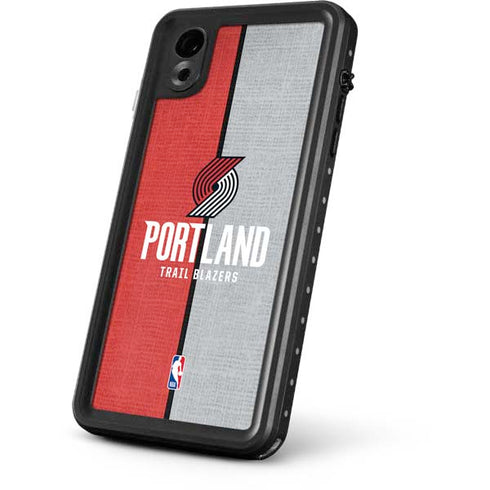 NBA Portland Trail Blazers Canvas iPhone XR Waterproof Case