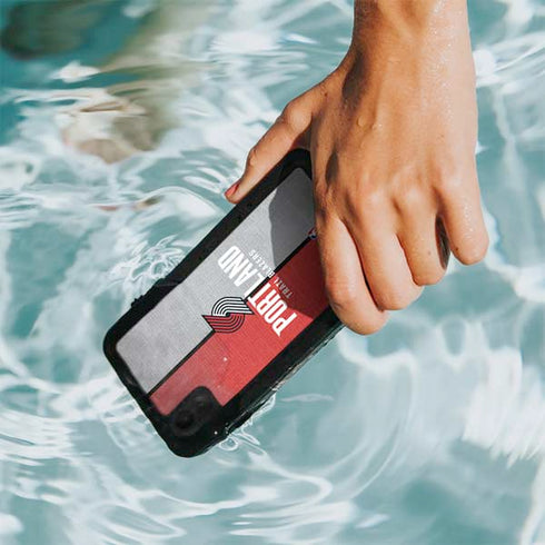 NBA Portland Trail Blazers Canvas iPhone XR Waterproof Case