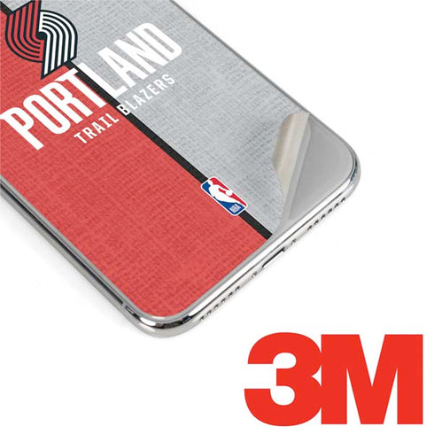 NBA Portland Trail Blazers Canvas iPhone XS Skin