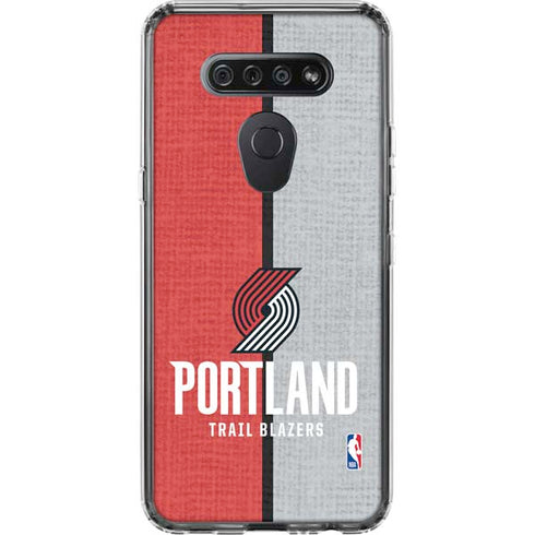 NBA Portland Trail Blazers Canvas LG K51/Q51 Clear Case