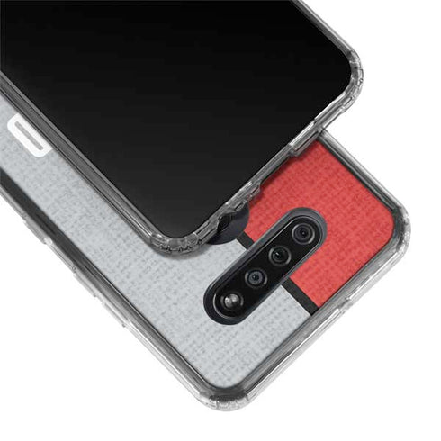 NBA Portland Trail Blazers Canvas LG K51/Q51 Clear Case