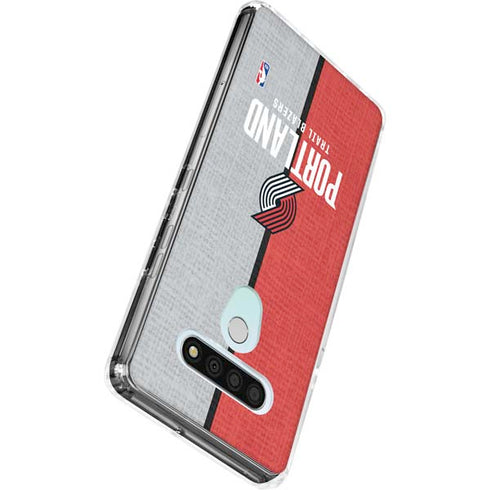 NBA Portland Trail Blazers Canvas LG Stylo 6 Clear Case