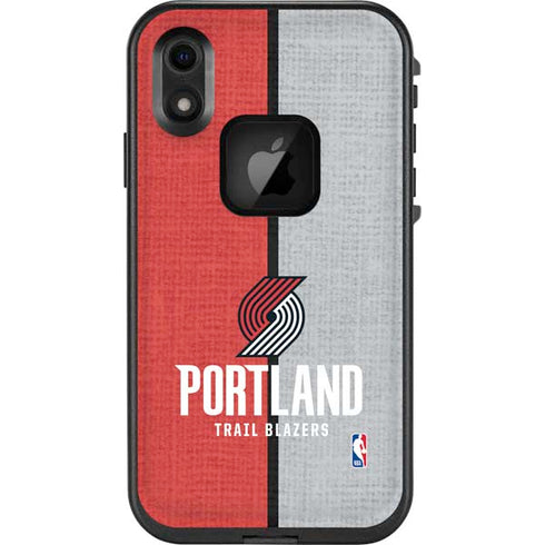 NBA Portland Trail Blazers Canvas LifeProof Fre iPhone Skin