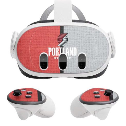 NBA Portland Trail Blazers Canvas Meta Quest 3 Skin