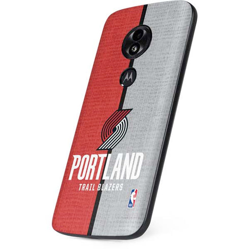 NBA Portland Trail Blazers Canvas Moto E5 Play Skin