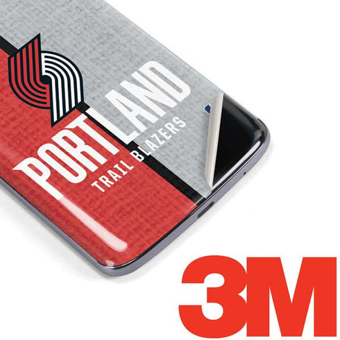 NBA Portland Trail Blazers Canvas Moto E5 Plus Skin