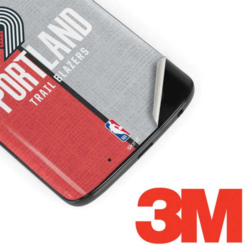 NBA Portland Trail Blazers Canvas Moto G6 Skin