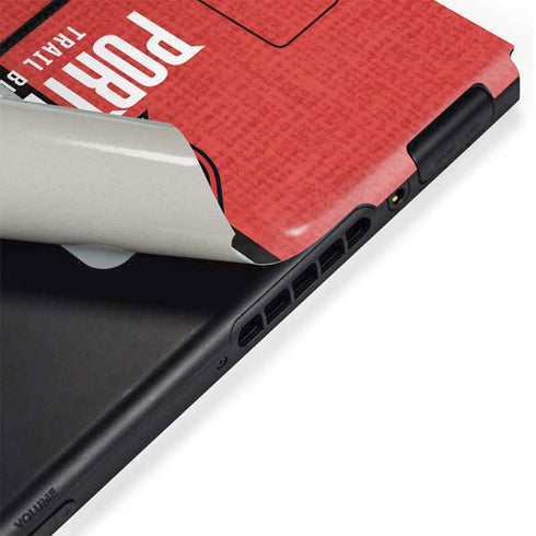 NBA Portland Trail Blazers Canvas Nintendo Switch Bundle Skin