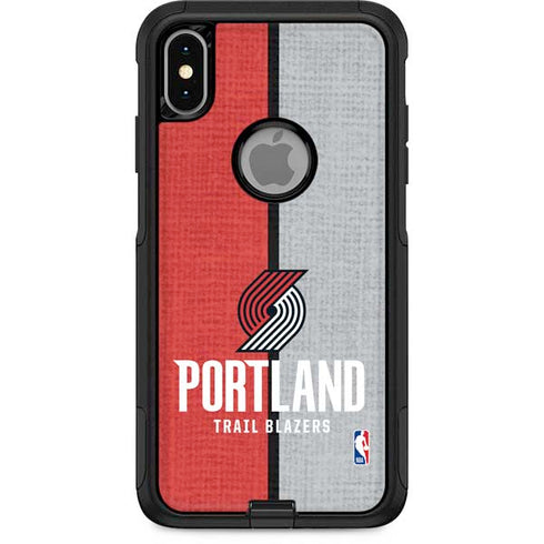 NBA Portland Trail Blazers Canvas Otterbox Commuter iPhone Skin