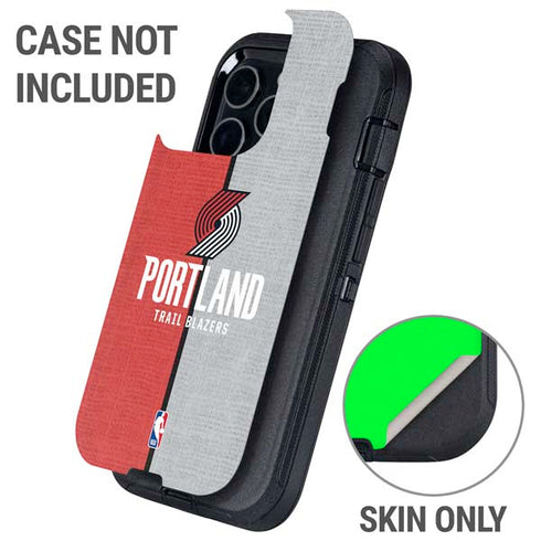 NBA Portland Trail Blazers Canvas Otterbox Defender iPhone Skin