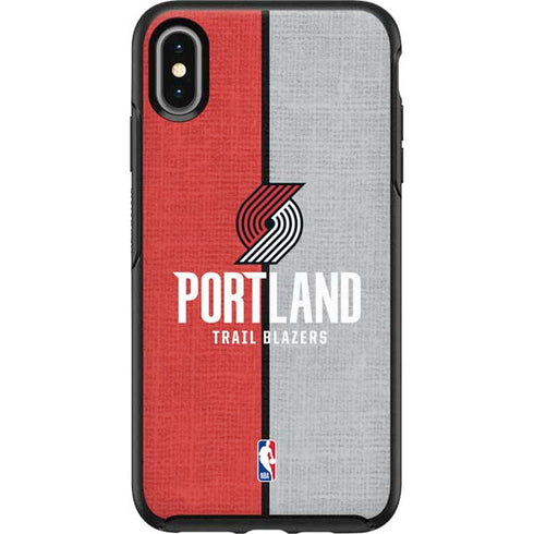NBA Portland Trail Blazers Canvas Otterbox Symmetry iPhone Skin