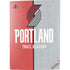 NBA Portland Trail Blazers Canvas PS5 Digital Edition Console Skin