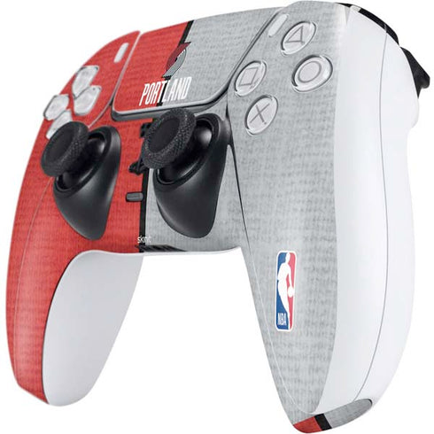 NBA Portland Trail Blazers Canvas PS5 Controller Skin