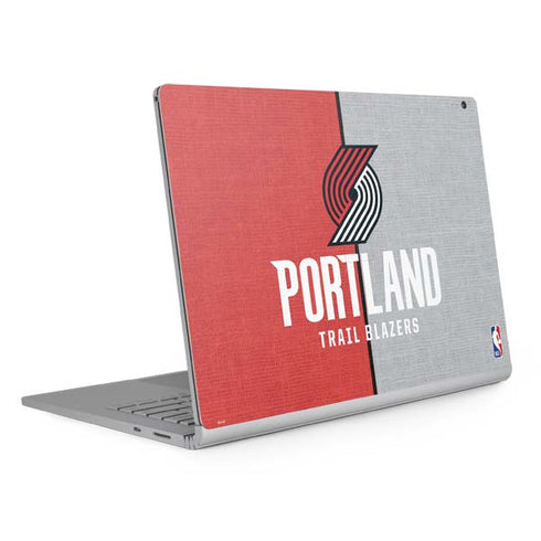NBA Portland Trail Blazers Canvas Surface Book 2 13.5in Skin