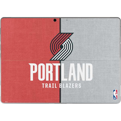 NBA Portland Trail Blazers Canvas Surface Pro 8 Skin