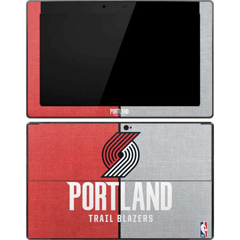 NBA Portland Trail Blazers Canvas Surface Pro Tablet Skin