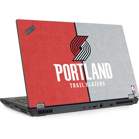 NBA Portland Trail Blazers Canvas Lenovo ThinkPad Skin