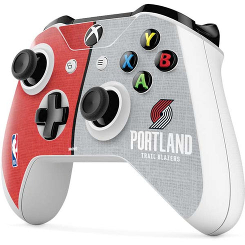 NBA Portland Trail Blazers Canvas Xbox One S All-Digital Edition Bundle Skin