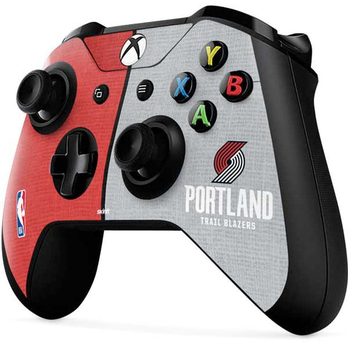 NBA Portland Trail Blazers Canvas Xbox One X Controller Skin