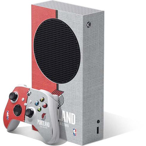 NBA Portland Trail Blazers Canvas Xbox Series S Bundle Skin