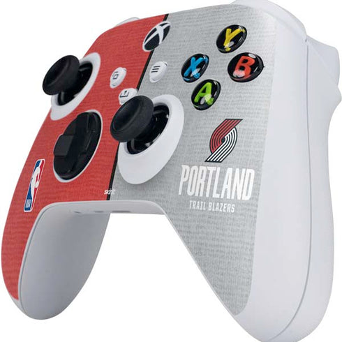 NBA Portland Trail Blazers Canvas Xbox Series S Controller Skin
