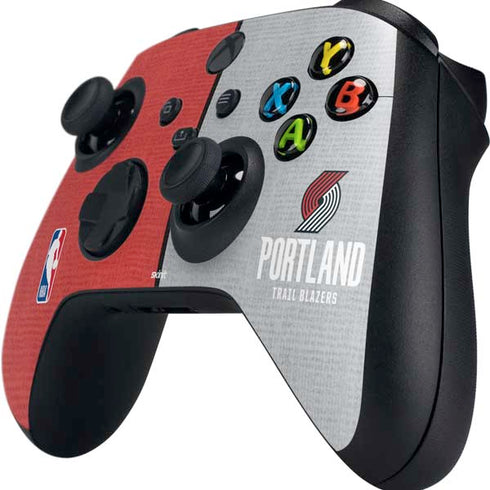 NBA Portland Trail Blazers Canvas Xbox Series X Controller Skin
