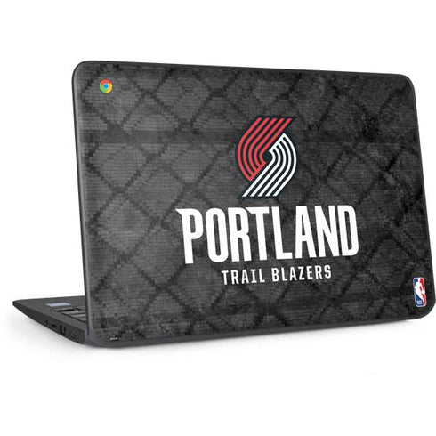 NBA Portland Trail Blazers Dark Rust HP Chromebook Skin