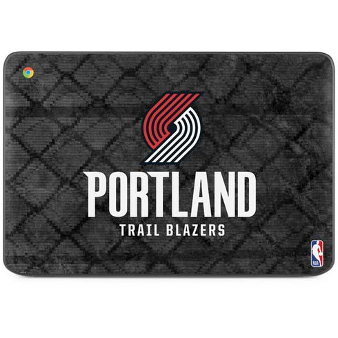 NBA Portland Trail Blazers Dark Rust HP Chromebook Skin