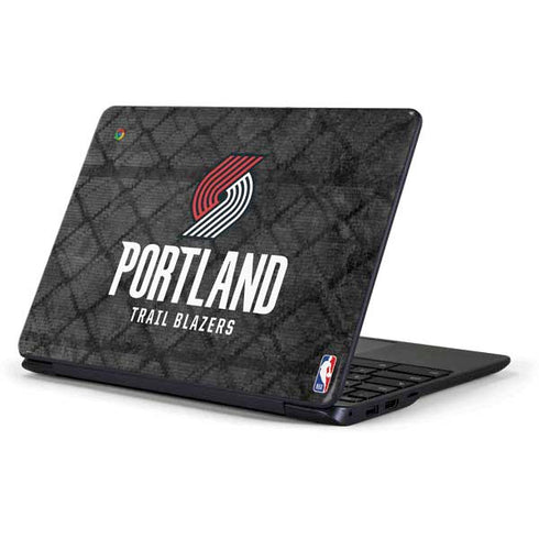 NBA Portland Trail Blazers Dark Rust Samsung Chromebook Skin