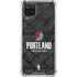 NBA Portland Trail Blazers Dark Rust Galaxy A12 Clear Case