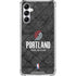 NBA Portland Trail Blazers Dark Rust Galaxy A14 5G Clear Case