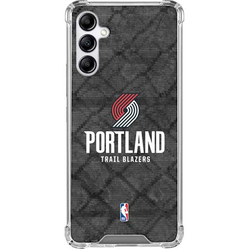 NBA Portland Trail Blazers Dark Rust Galaxy A15 5G Clear Case