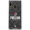 NBA Portland Trail Blazers Dark Rust Galaxy A30 Clear Case