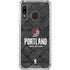 NBA Portland Trail Blazers Dark Rust Galaxy A30 Clear Case
