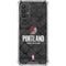 NBA Portland Trail Blazers Dark Rust Galaxy A32 5G Clear Case