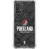 NBA Portland Trail Blazers Dark Rust Galaxy A32 5G Clear Case