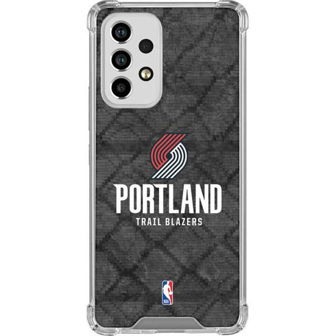 NBA Portland Trail Blazers Dark Rust Galaxy A33 5G Clear Case