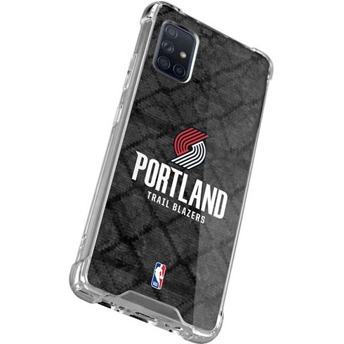 NBA Portland Trail Blazers Dark Rust Galaxy A51 5G Clear Case